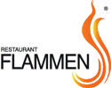 Restaurant flammen logo